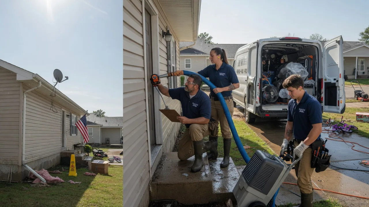 Ceiling Water Damage Restoration in Elk City, KS near me